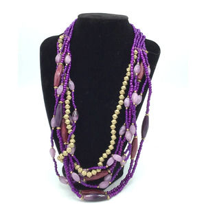 Erica Lyons Purple & Lavender Necklace
